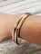 Smooth Chunky Stacking Bangle Bracelet | Create Your Set of Heavy Bangles from Copper or Bronze product 1